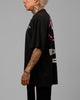 Loiter Star Child T-Shirt Black Acidwash