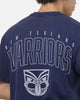 Bleacher Athletic New Zealand Warriors NRL Attrition Washed T-Shirt Blue