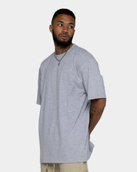 Shaka Wear Max Heavyweight Short Sleeve T-Shirt Heather Grey