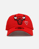 New Era Chicago Bulls 'Team Color Hearts' 9FORTY A-Frame Snapback Official Team Color