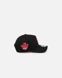 New Era San Francisco Giants 'Satin Scarlet' 9FORTY A-Frame Snapback Black/Scarlet