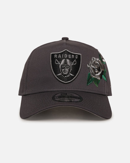 New Era Las Vegas Raiders 'Gray Tonal Roses' 9FORTY A-Frame Snapback Gray