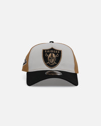 New Era Las Vegas Raiders 9FORTY A-Frame Snapback Stone/Wheat