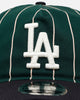 New Era Los Angeles Dodgers 'Pinstripe' 9FORTY A-Frame Snapback Dark Green
