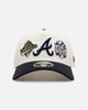 New Era Atlanta Braves 'World Series Logo' 9FORTY A-Frame Snapback Chrome