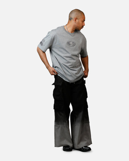 Pro Standard San Francisco 49ers Reverse French Terry T-Shirt Grey