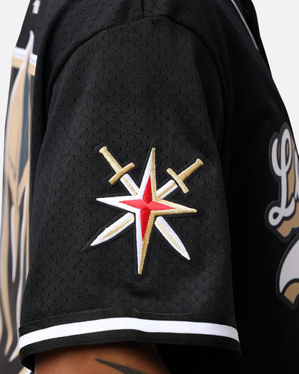 Pro Standard Las Vegas Golden Knights Mesh Button Up Jersey Black