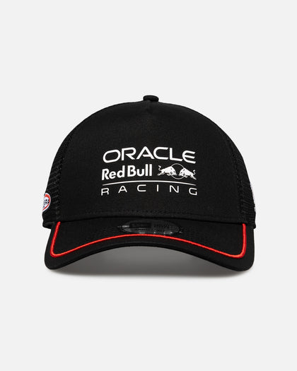New Era X Redbull Racing F1 Patch 9FORTY A-Frame Trucker Snapback Black