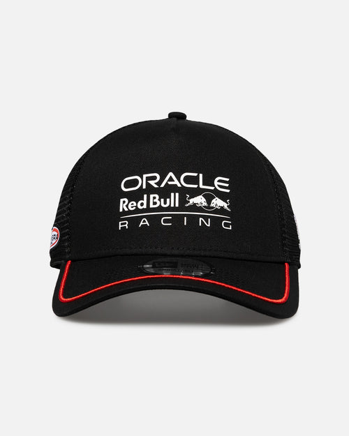 New Era X Redbull Racing F1 Patch 9FORTY A-Frame Trucker Snapback Black