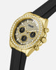 Guess Mainline Victor Crystal Bracelet Watch Gold/Black