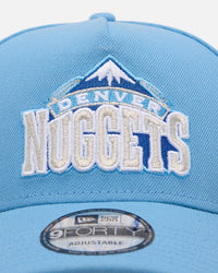 New Era Denver Nuggets 'Sky Blue' 9FORTY A-Frame Snapback Sky Blue