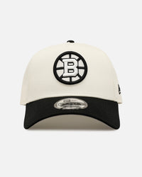 New Era Boston Bruins 'Easy Chrome Black' 9FORTY A-Frame Snapback Chrome/Black