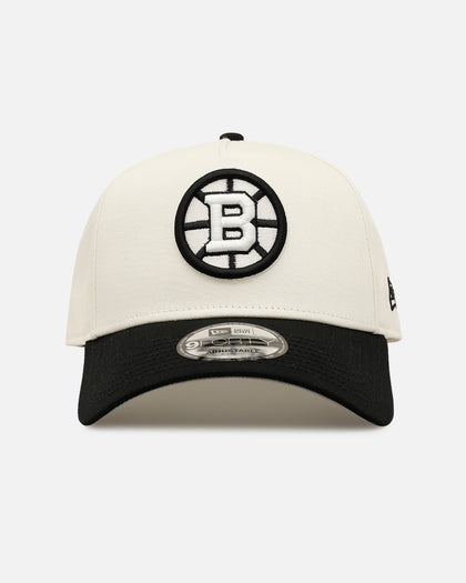 New Era Boston Bruins 'Easy Chrome Black' 9FORTY A-Frame Snapback Chrome/Black