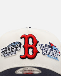 New Era Boston Red Sox 'World Series Logo' 9FORTY A-Frame Snapback Chrome