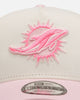 New Era Miami Dolphins 'Lover's Club' 9FORTY A-Frame Snapback Chrome