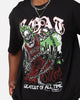 Goat Crew Goat Skull Vintage T-Shirt Black
