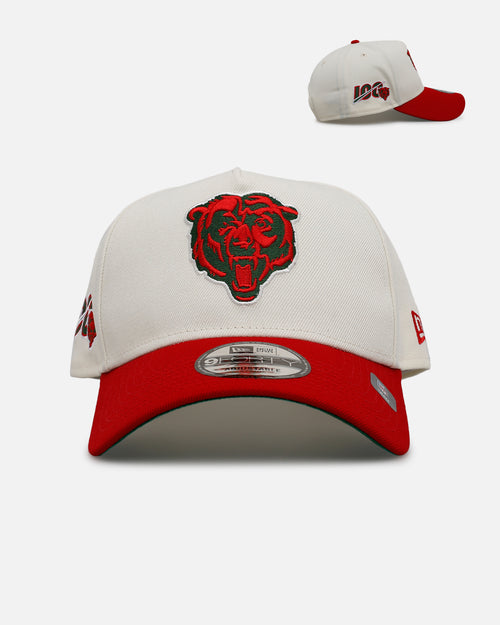 New Era Chicago Bears 'Strawberry' 9FORTY A-Frame Snapback Chrome/Red