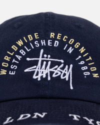 Stussy Worldwide Low Pro Cap Navy