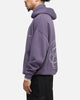 Saint Morta Cursive Boxy Hoodie Purple