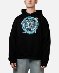 73Studio X Yu-Gi-Oh! Blue Eyes White Dragon Premium Hoodie Black