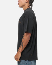 Saint Morta Heritage V2 Boxy T-Shirt Washed Black