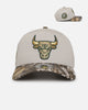 New Era Chicago Bulls 'Real Tree Stone' 9FORTY A-Frame Snapback Stone