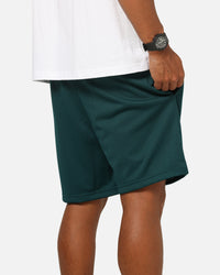 Mitchell & Ness Miami Dolphins Stars & Text Mesh Shorts Deep Sea Teal