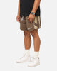 Saint Morta Official Panelled Beach Shorts Mocha