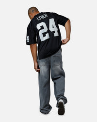 Mitchell & Ness Oakland Raiders Marshawn Lynch #24 2017 Home Jersey Black