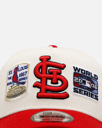 New Era St. Louis Cardinals 'World Series Logo' 9FORTY A-Frame Snapback Chrome