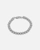 Saint Morta Chrome Balls Bracelet White Gold
