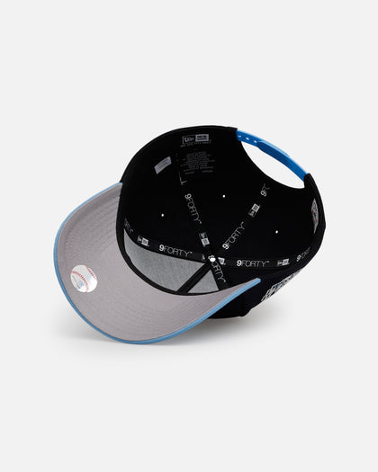 New Era Atlanta Braves 'Ocean' 9FORTY A-Frame Snapback Navy/Sky Blue