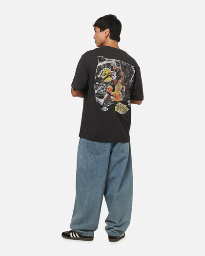 Mitchell & Ness Los Angeles Lakers Shaquille O'Neal Ripped Player T-Shirt Washed Black