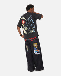 73Studio X Halo Halo 2 Masterchief Vintage T-Shirt Black Acidwash