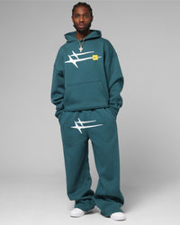 Loiter Hybrid Premium Hoodie Teal