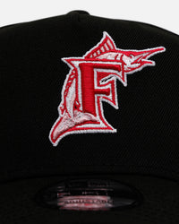 New Era Florida Marlins 'Black And Pink' 9FORTY A-Frame Snapback Black/Pink