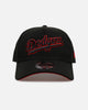 New Era Los Angeles Dodgers 'Easy Black And Scarlet' 9FORTY A-Frame Snapback Black/Scarlet