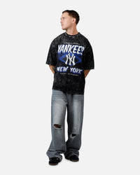 New Era New York Yankees Boxy Essentials T-Shirt Washed Black