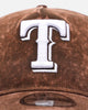 New Era Texas Rangers 'Washed Walnut' 9FORTY A-Frame Snapback Walnut