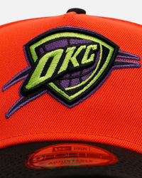 New Era Oklahoma City Thunder 'Halloween' 9FORTY A-Frame Snapback Orange/Black