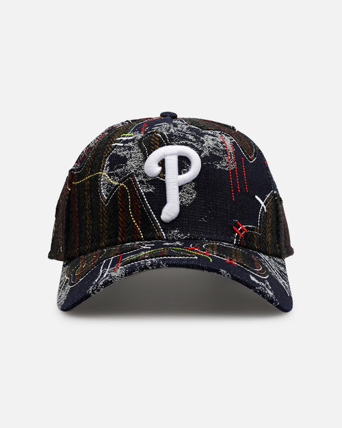 New Era Philadelphia Phillies 'Running Stitch' 9FORTY A-Frame Snapback Multi