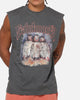 Saint Morta Birds Of Prey Muscle T-Shirt Washed Charcoal