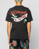 Ed Hardy Born To Lose T-Shirt Black Acidwash