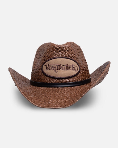 Von Dutch Vintage Ranch Cowboy Hat Brown