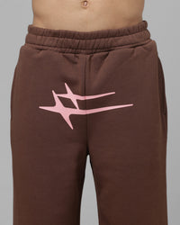 Loiter Hybrid Sweatpants Brown/Pink
