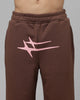 Loiter Hybrid Sweatpants Brown/Pink