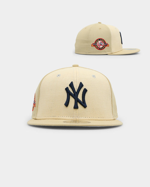 New Era New York Yankees 'Raffia Front' 59FIFTY Fitted Vegas Gold