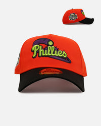 New Era Philadelphia Phillies 'Halloween' 9FORTY A-Frame Snapback Orange/Black