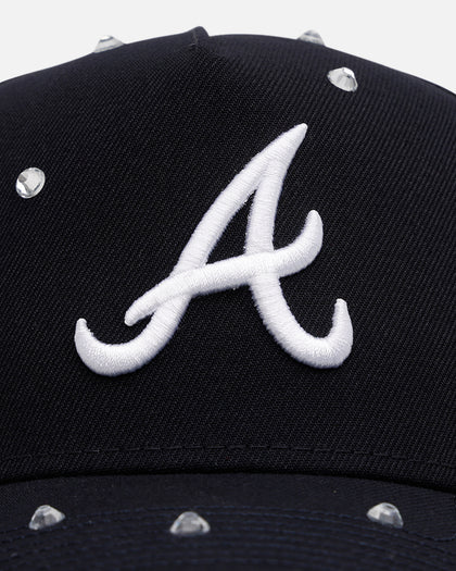 New Era Atlanta Braves 'Embellishment' 9FORTY A-Frame Snapback Navy