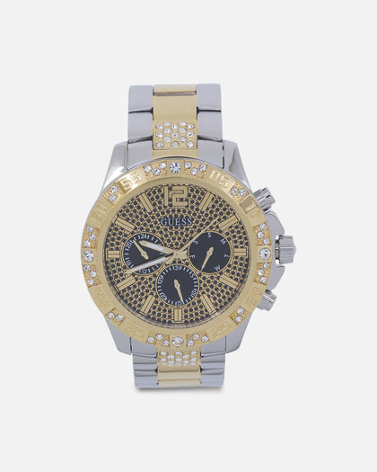 Guess Mainline Women's Majesty Crystal '40th Anniversary' Watch Gold